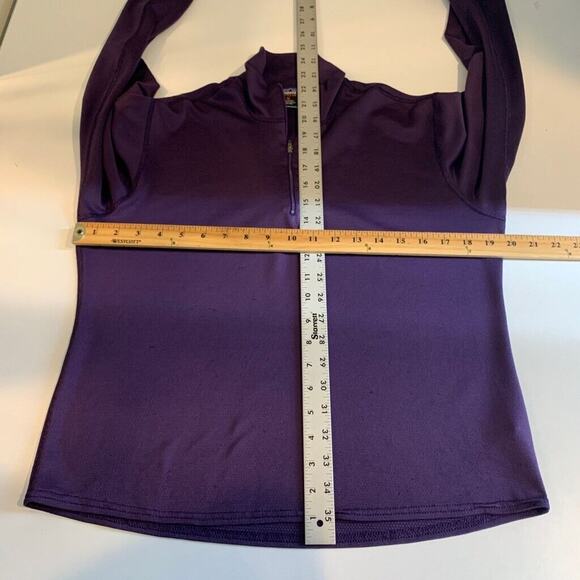 Vintage Patagonia Shirt Women M Medium Grape Capilene Pullover Base Layer Top - Picture 9 of 15